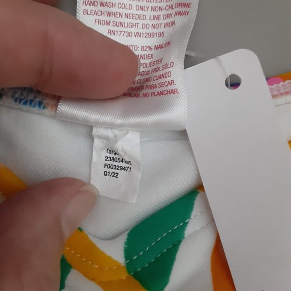 👙Xhilaration Target bikini colorful high leg side tie bottoms - Picture 8 of 8